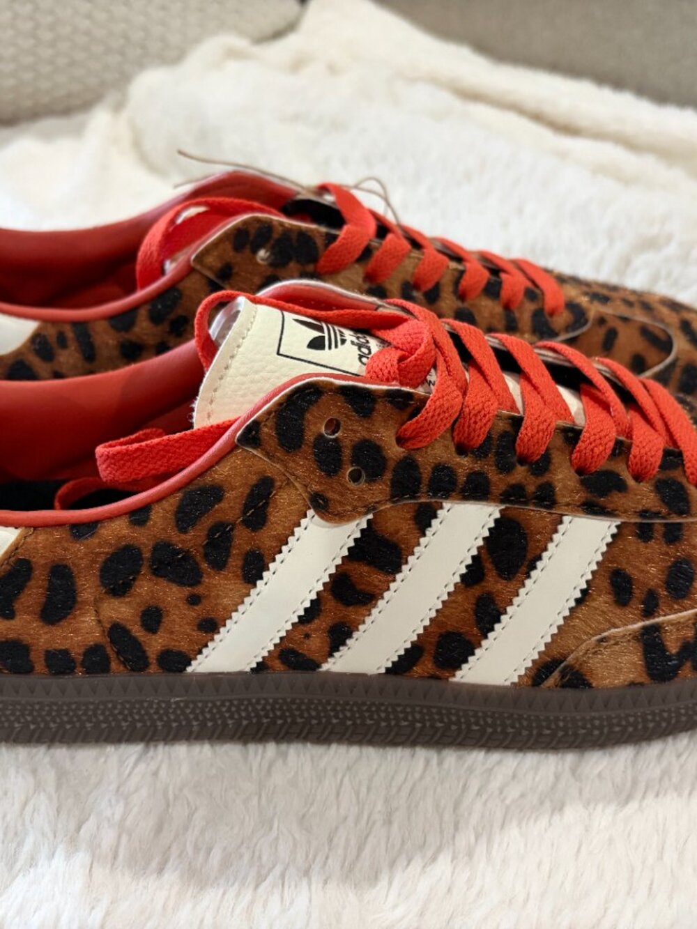 Adidas Sambas Red Leopard - Picture 3 of 6